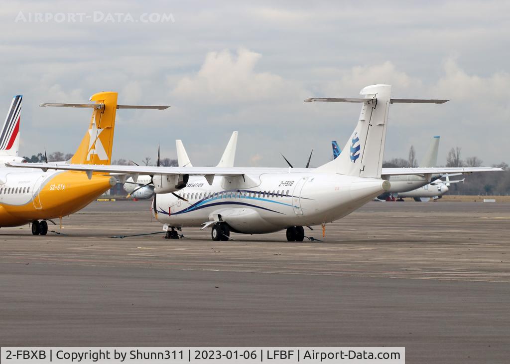 2-FBXB, 2015 ATR 72-212A C/N 1277, Parked in Liz Aviation c/s