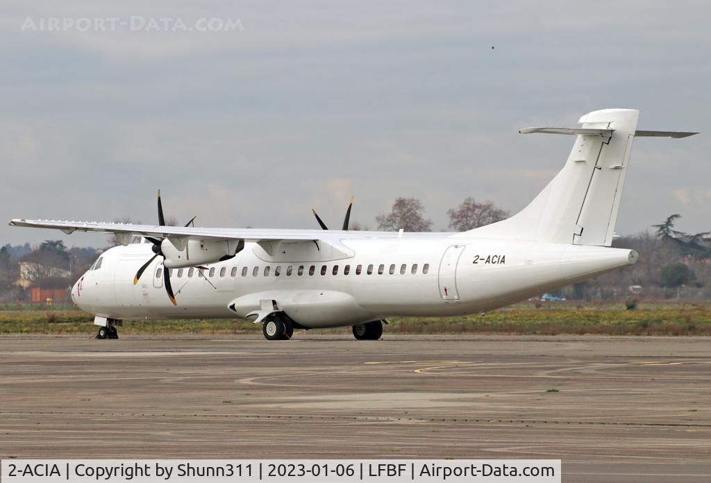 2-ACIA, 2005 ATR 72-212A C/N 719, Parked in all white c/s without titles...
