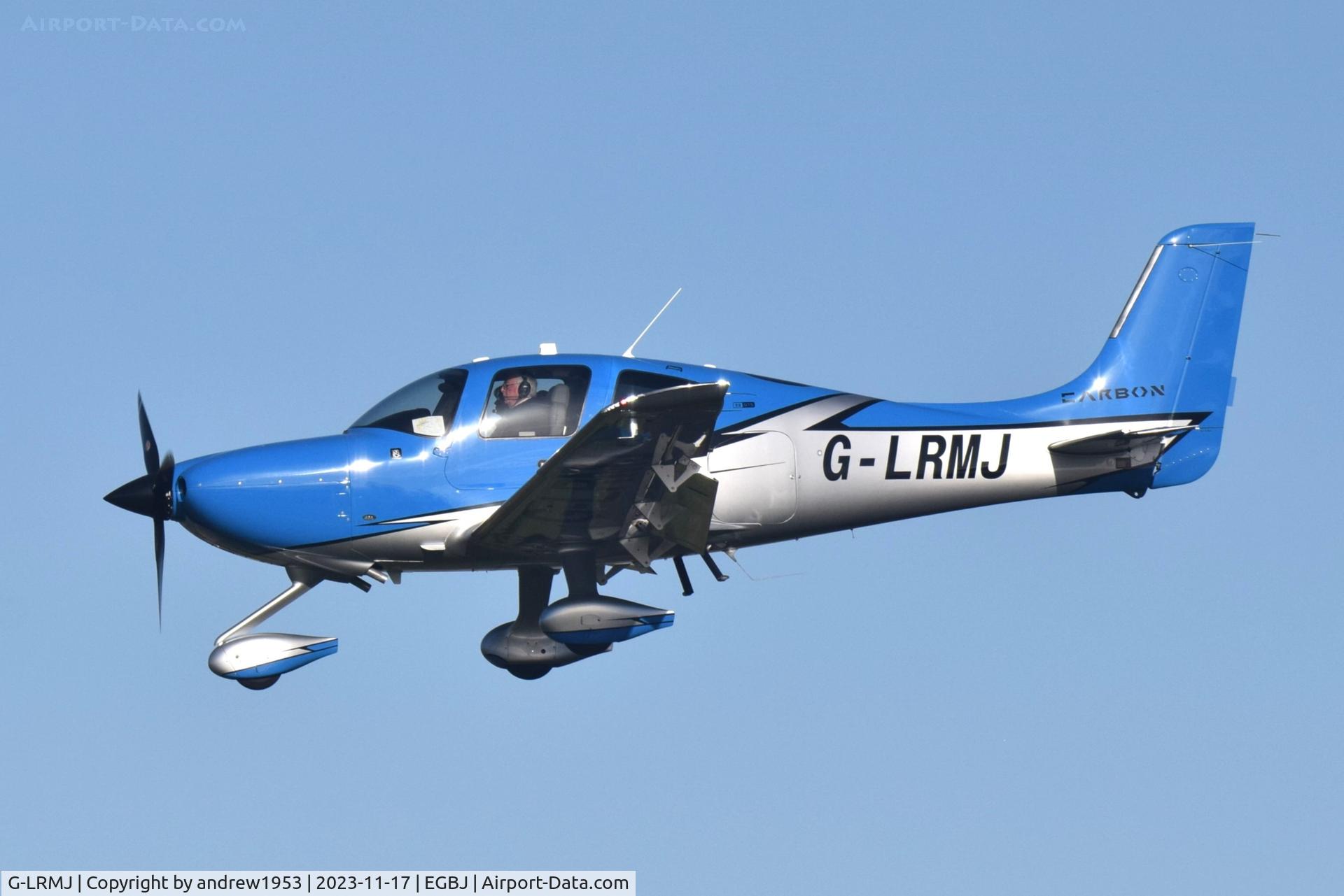 G-LRMJ, 2023 Cirrus SR22 C/N 9099, G-LRMJ at Gloucestershire Airport.