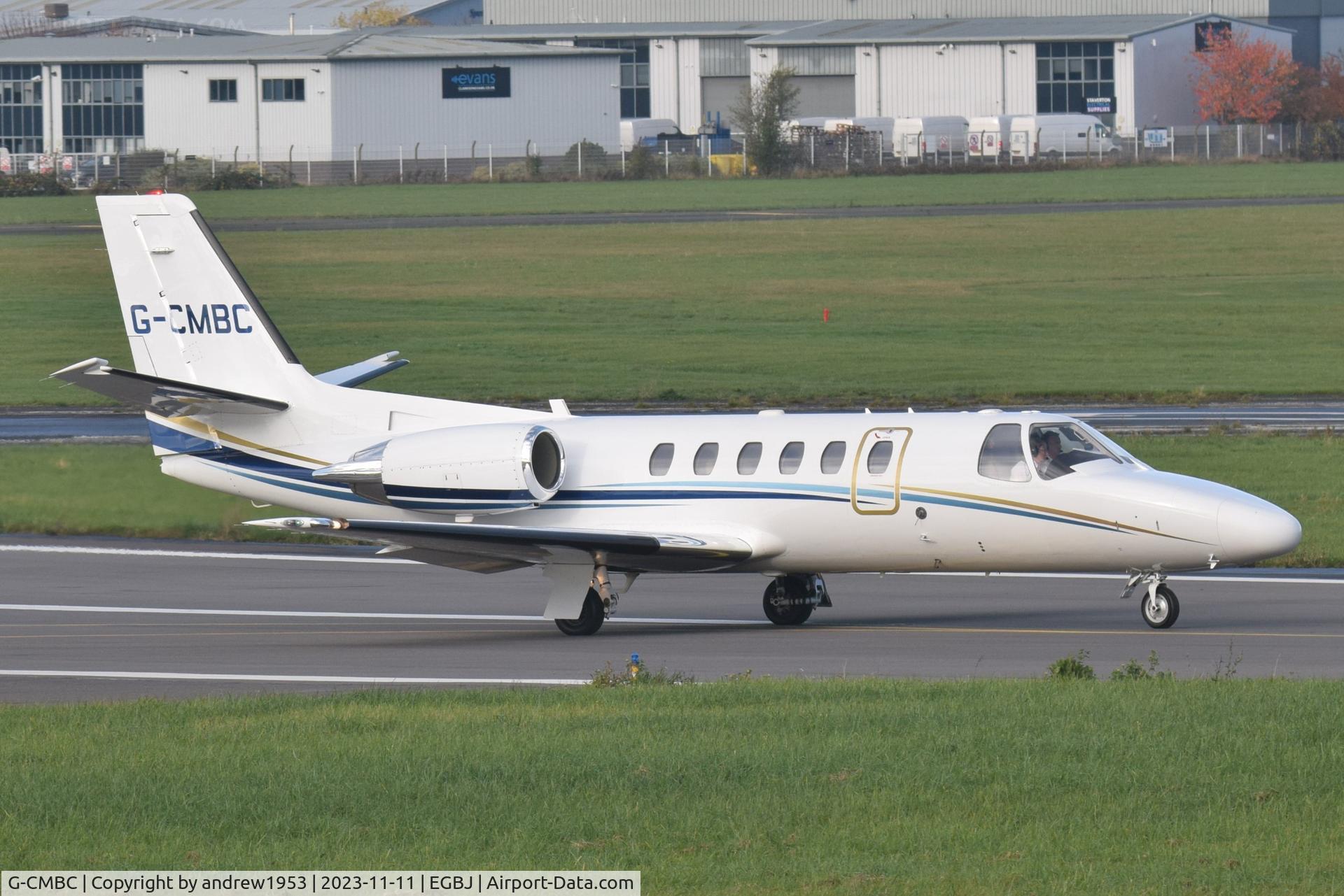 G-CMBC, 2000 Cessna 550 Citation Bravo C/N 550-0951, G-CMBC at Gloucestershire Airport.
