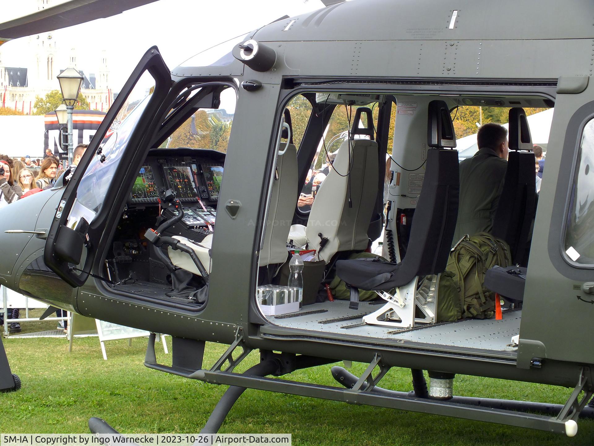 5M-IA, 2022 AgustaWestland AW169B C/N CSX82072, AgustaWestland (Leonardo) AW169B of the Bundesheer (Austrian Armed Forces) at the Austrian National Day celebrations in Vienna (Nationalfeiertag 2023, Wien) at the Heldenplatz #i