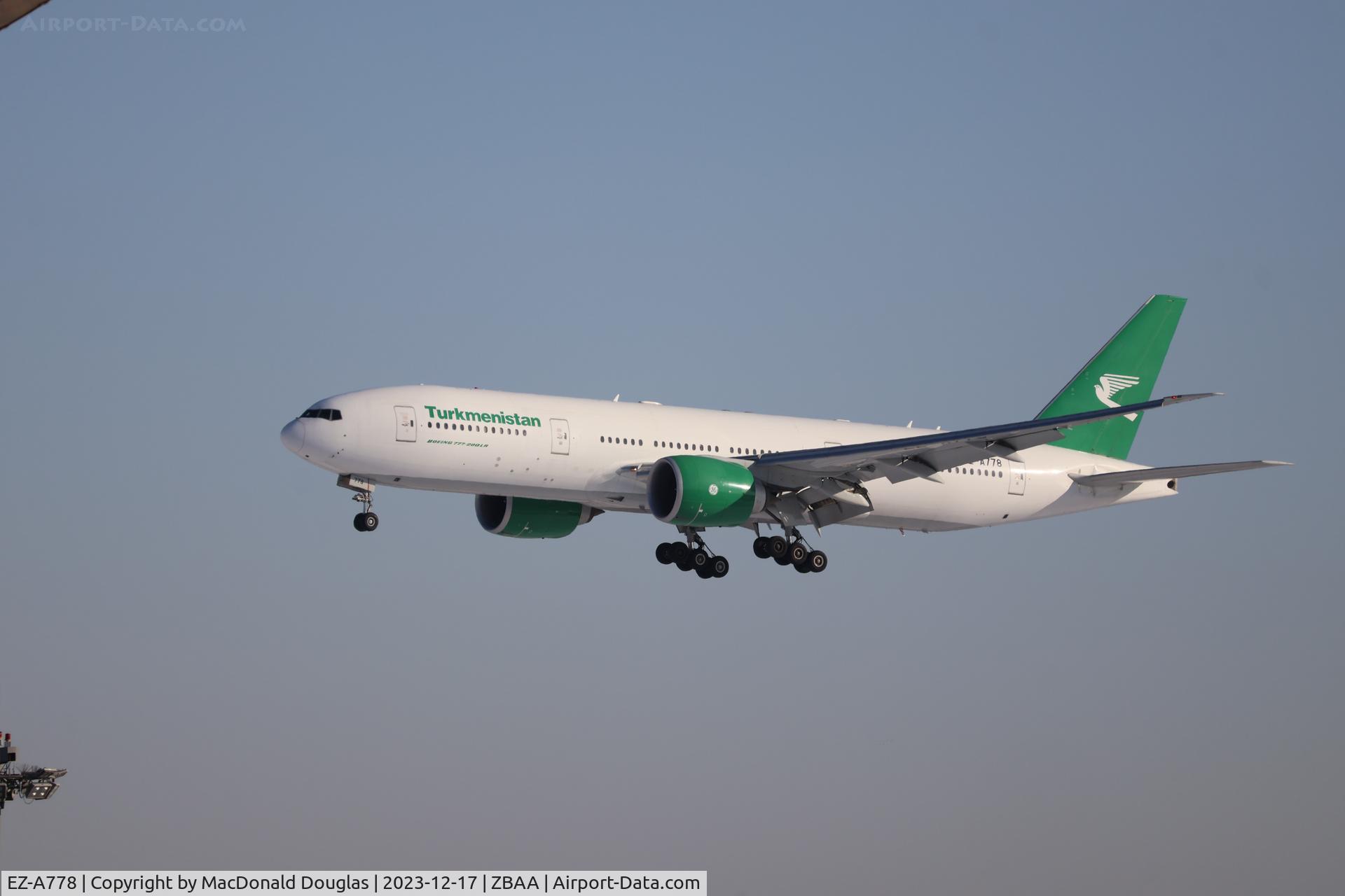EZ-A778, 2014 Boeing 777-22K/LR C/N 42296, PEK/ZBAA