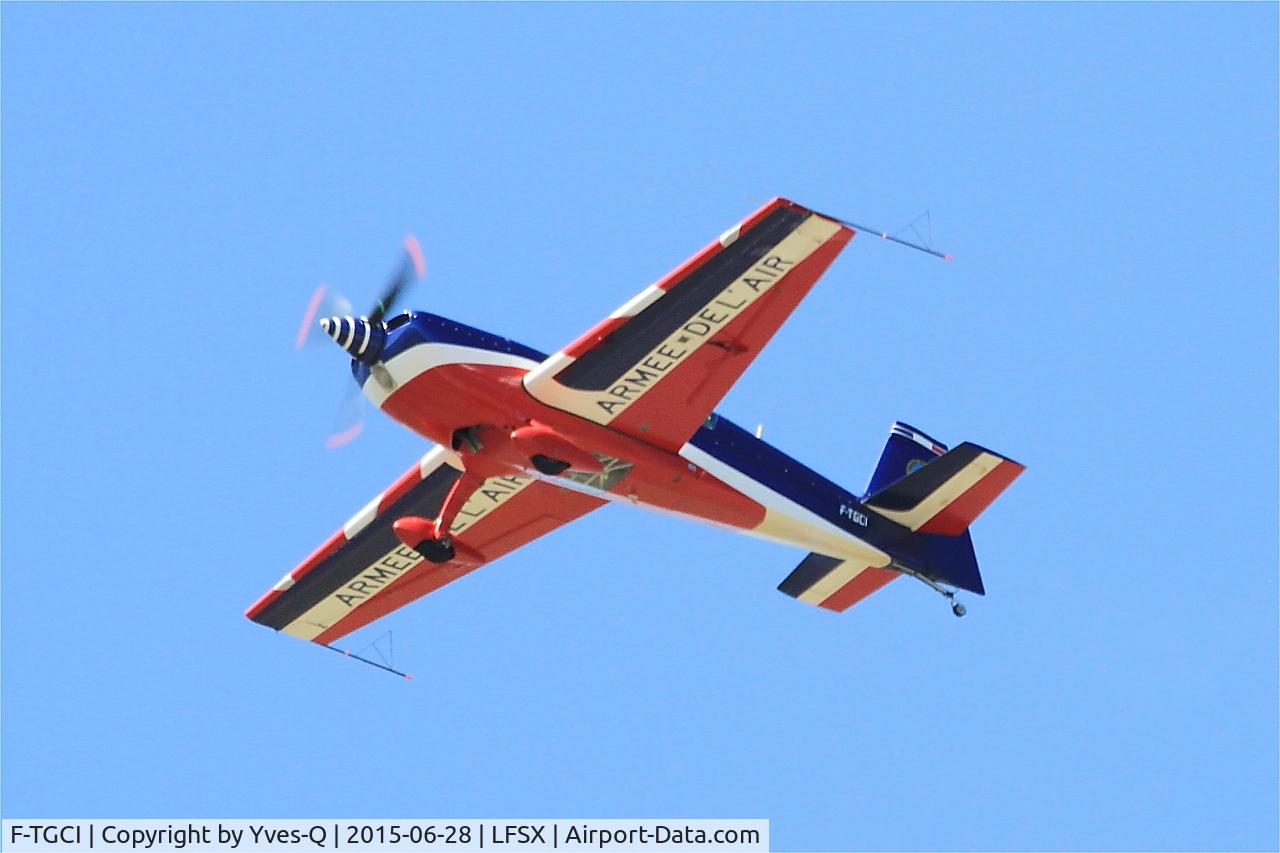 F-TGCI, Extra EA-330SC C/N 04, Extra 330SC, French Air Force aerobatic team, On display, Luxeuil-St Sauveur Air Base 116 (LFSX)