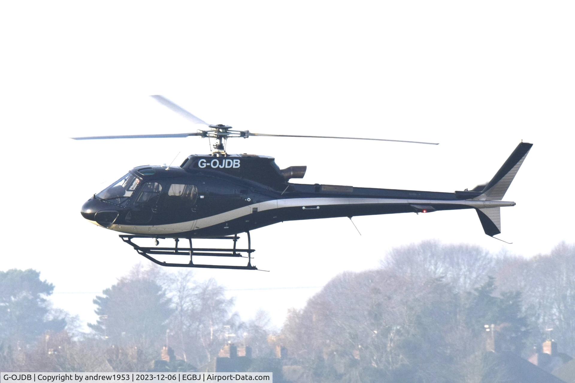 G-OJDB, 2015 Airbus Helicopters AS-350B-3 Ecureuil C/N 8114, G-OJDB at Gloucestershire Airport.