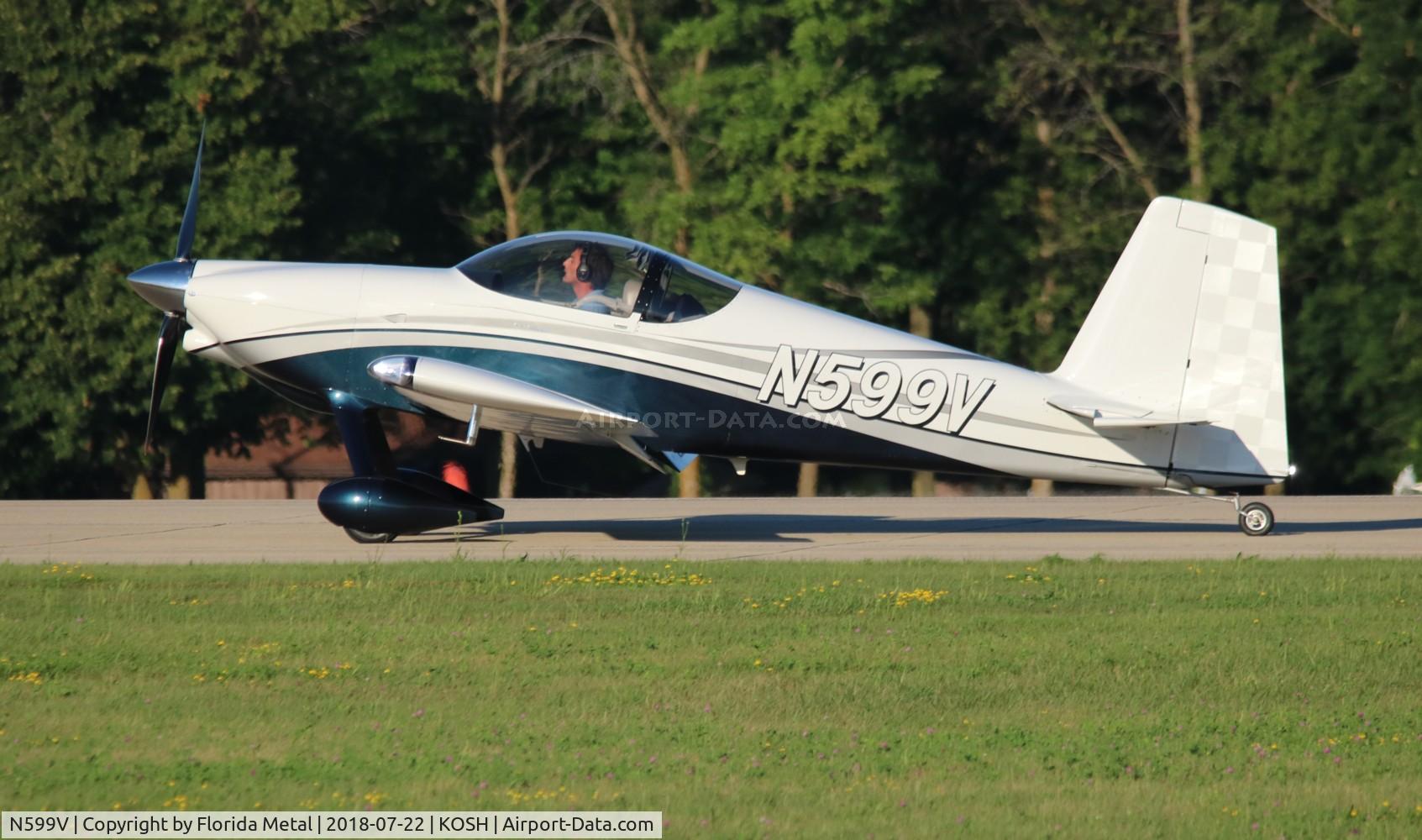 N599V, 2015 Vans RV-7 C/N 71480, RV-7 zx