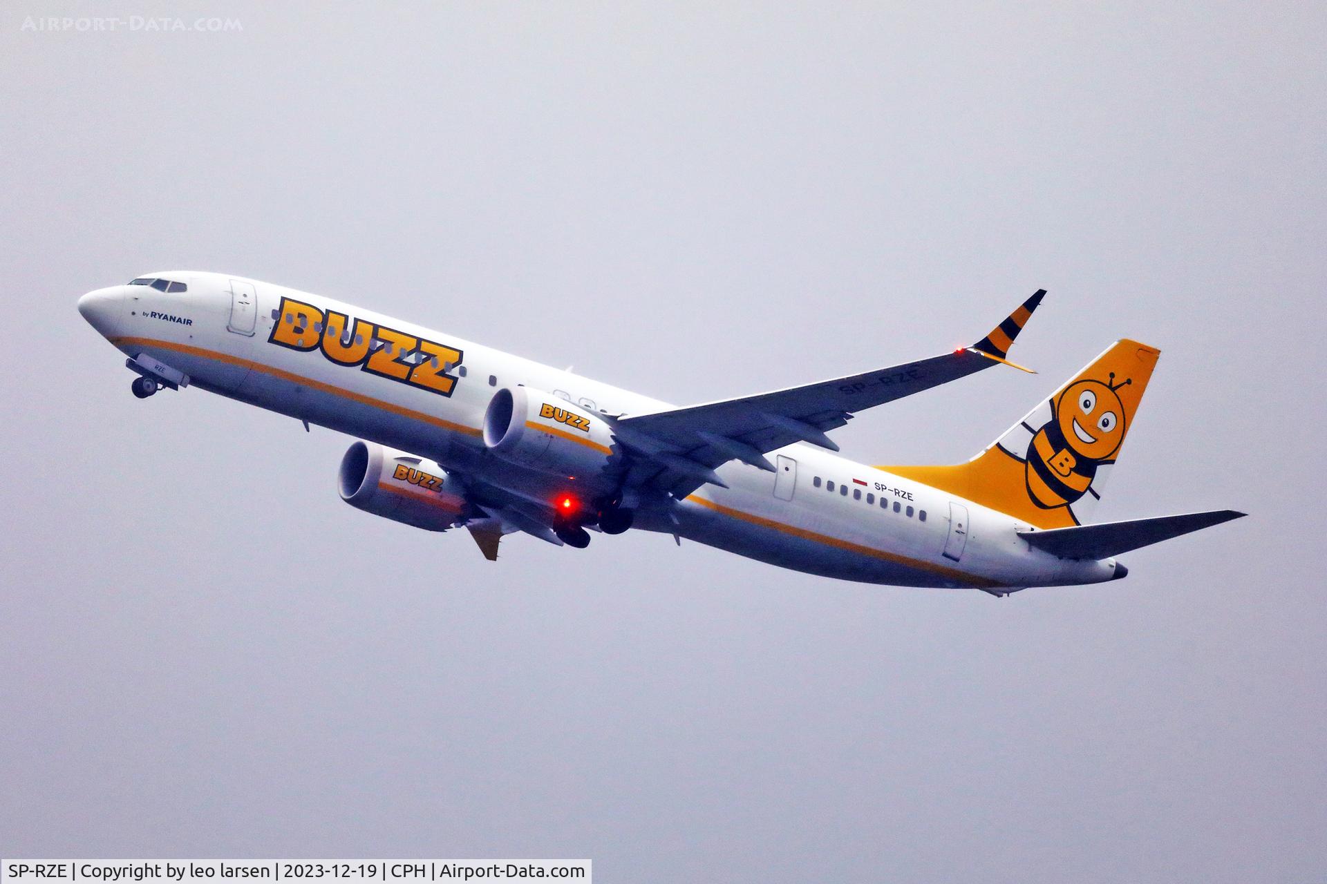 SP-RZE, 2021 Boeing 737-8-200 MAX C/N 62323, Copenhagen 19.12.2023