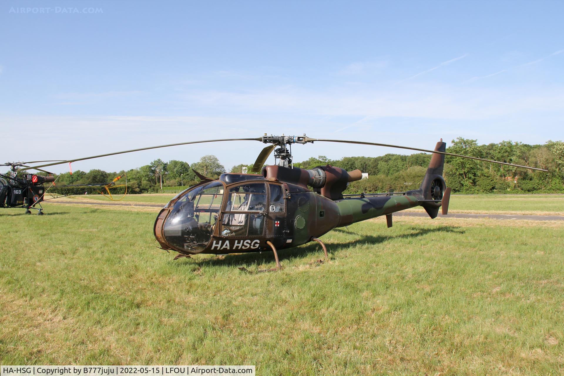 HA-HSG, Aérospatiale SA-342M Gazelle C/N 1615, at Helico 2022 Cholet