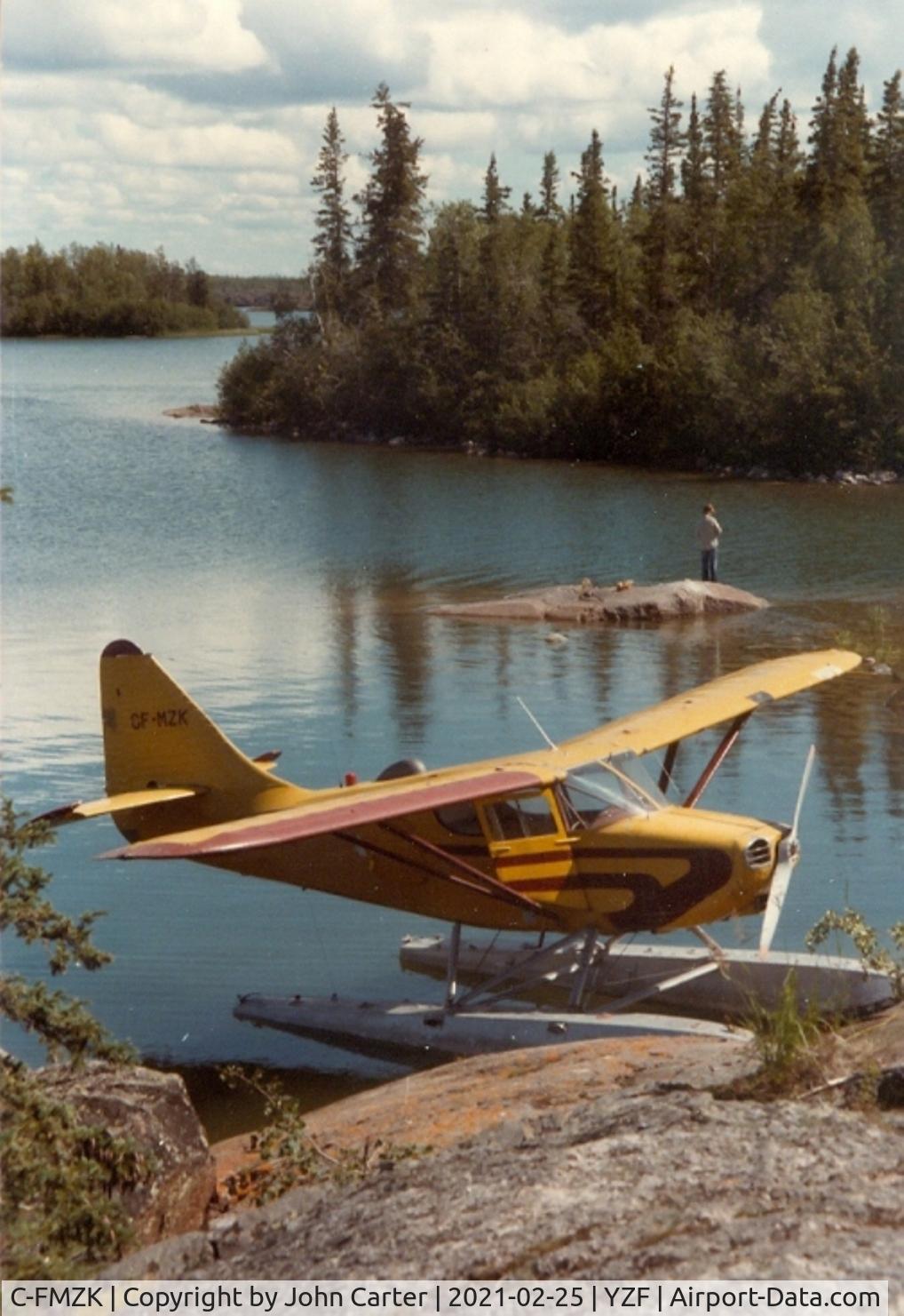 C-FMZK, 1949 Stinson 108-3 Voyager C/N 108-4522, 2023:    Yes I bought CF-MZK from Jim.  I had floats installed and sold it back to his son ten years later.  Great plane but a little under powered on floats! Re-registerd as required to C-FMZK.
John Carter