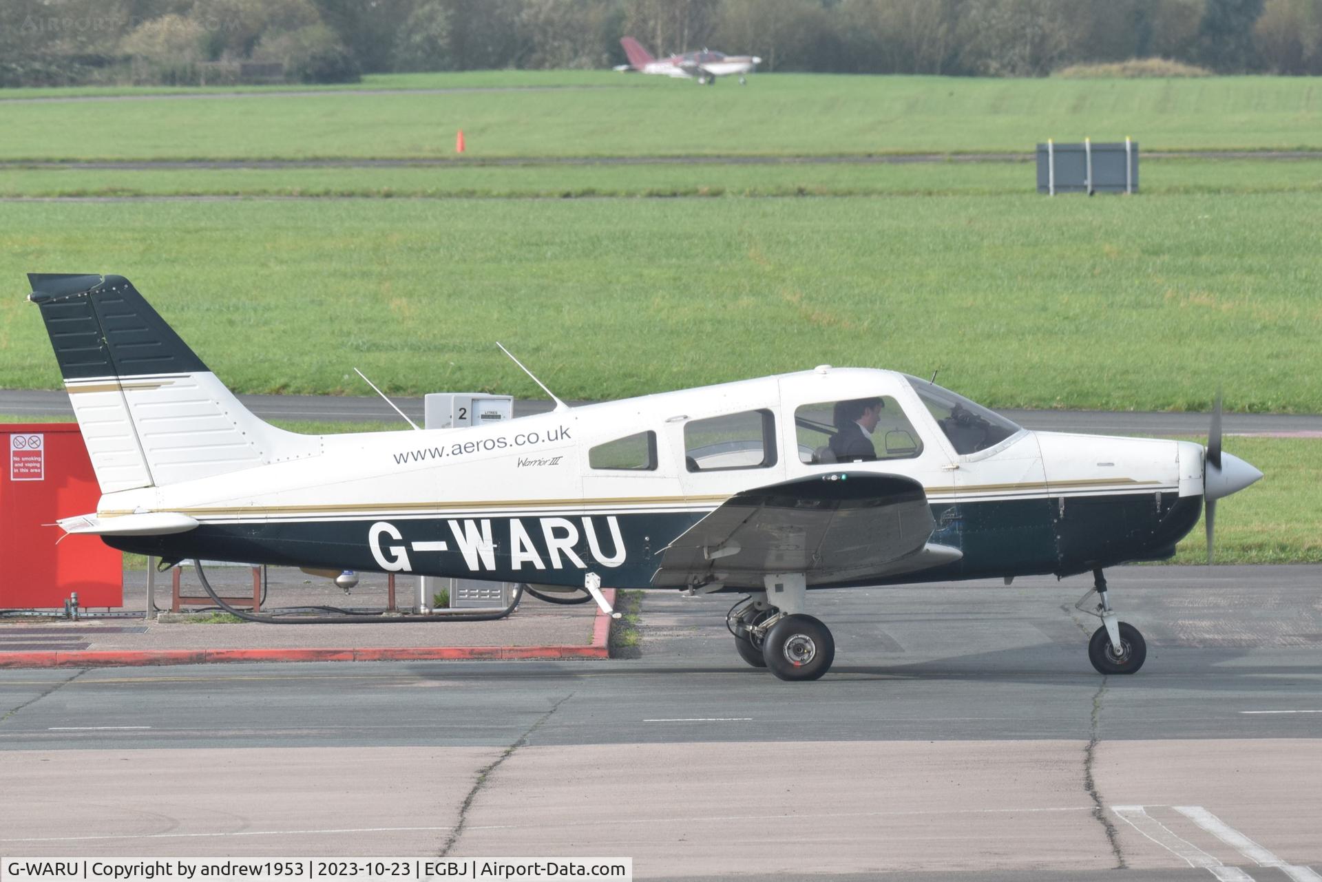 G-WARU, 1997 Piper PA-28-161 Cherokee Warrior III C/N 28-42023, G-WARU at Gloucestershire Airport.