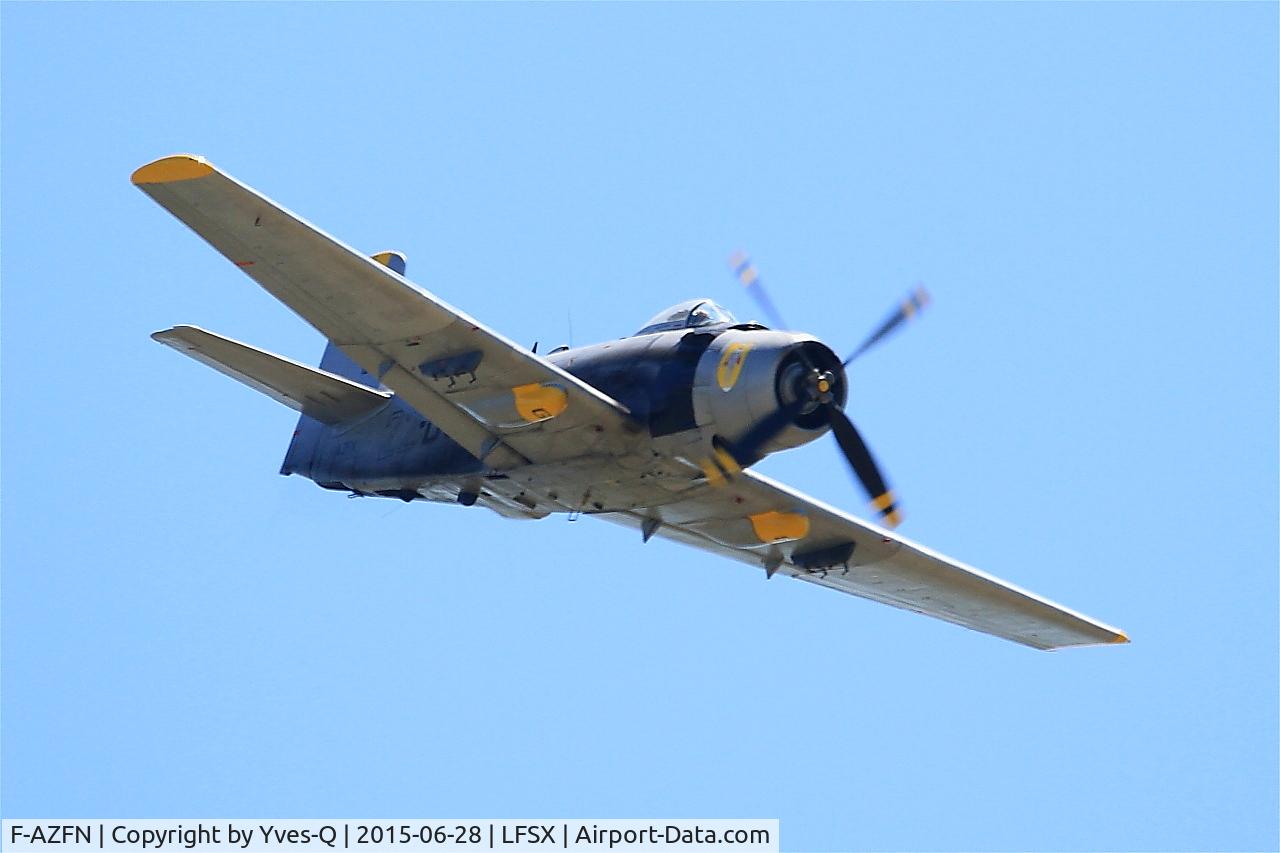 F-AZFN, Douglas AD-4N Skyraider C/N 7609, Douglas AD-4N Skyraider, On display, Luxeuil-St Sauveur Air Base 116 (LFSX)