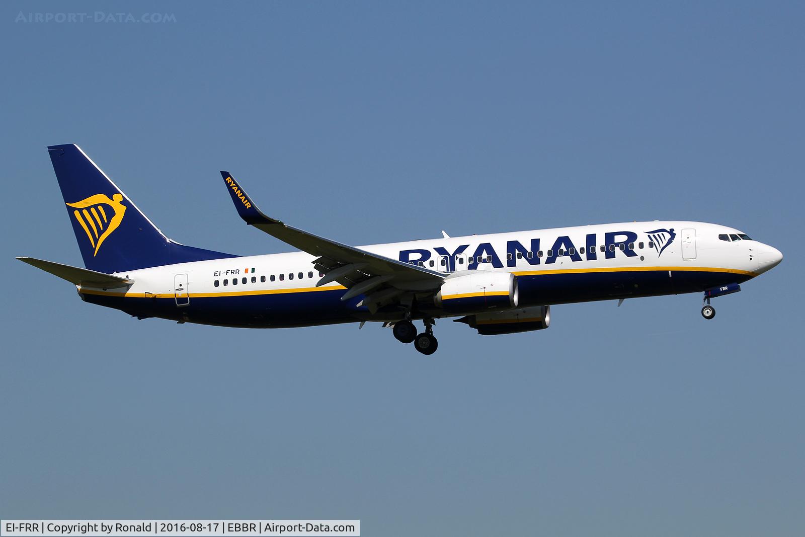 EI-FRR, 2016 Boeing 737-8AS C/N 44739, at bru