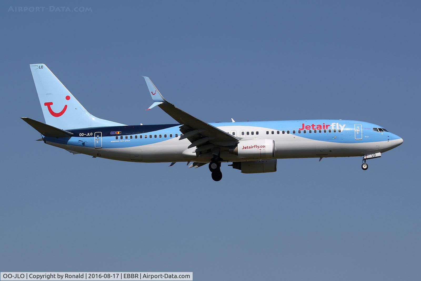 OO-JLO, 2007 Boeing 737-8K5 C/N 34692, at bru