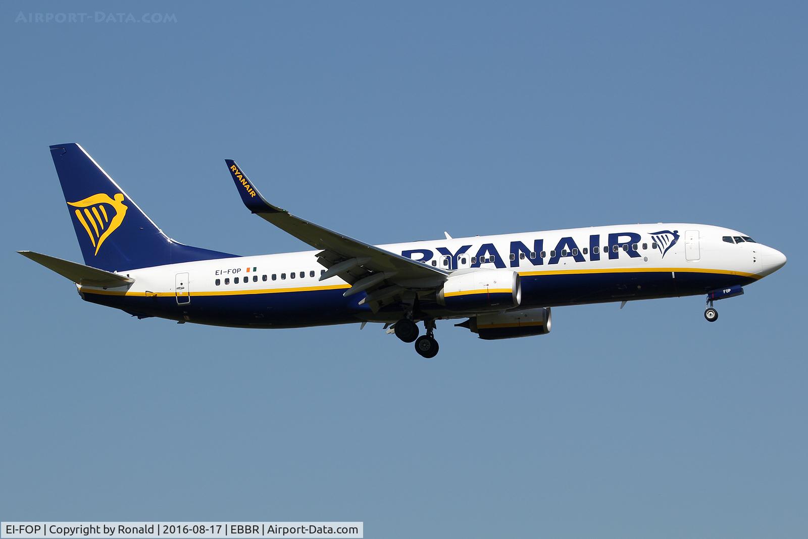 EI-FOP, 2016 Boeing 737-8AS C/N 44723, at bru