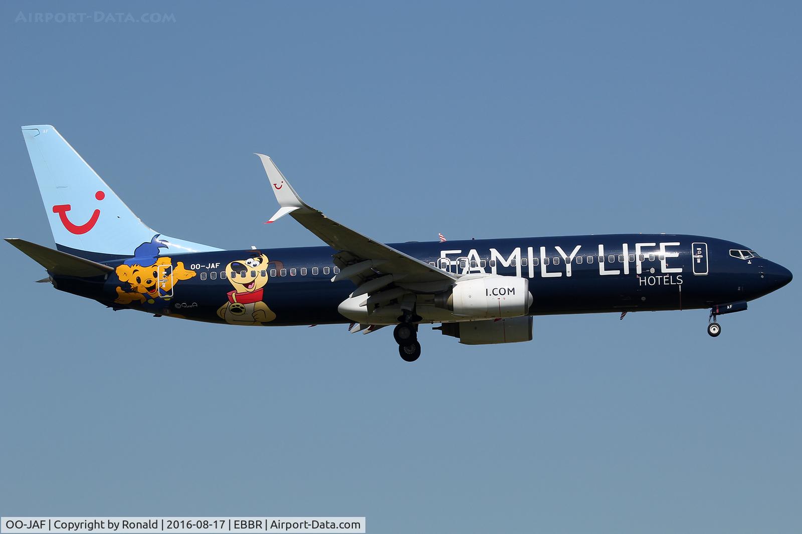OO-JAF, 2007 Boeing 737-8K5 C/N 35133, at bru