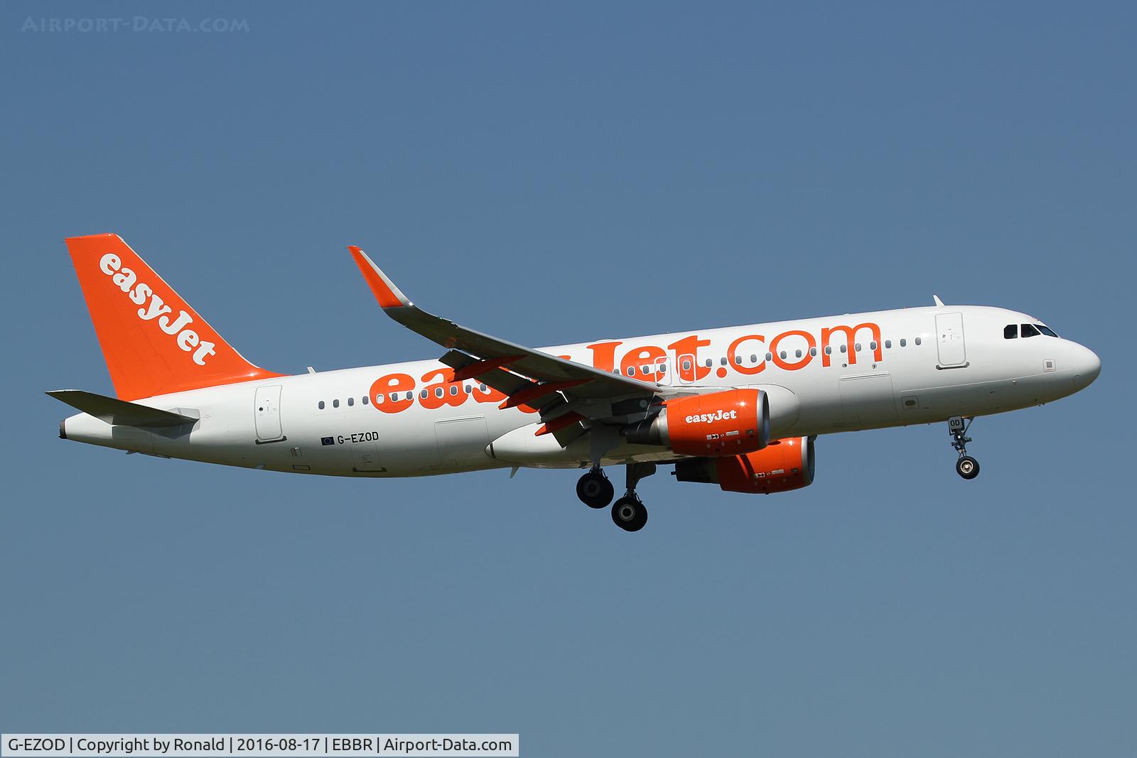 G-EZOD, 2015 Airbus A320-214 C/N 6502, at bru