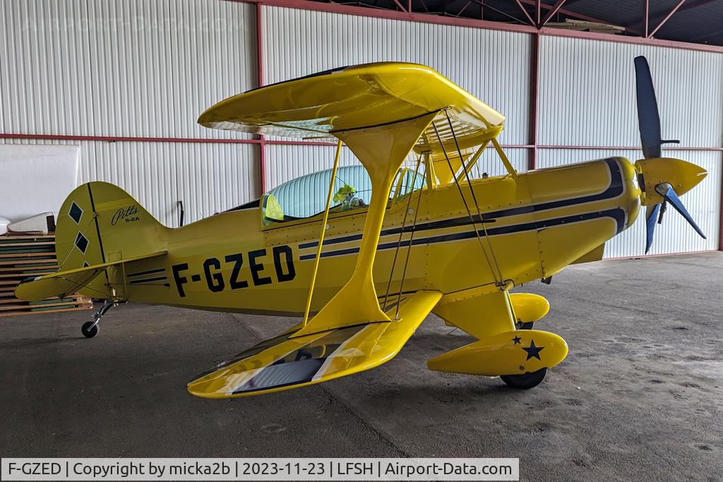 F-GZED, Pitts S-2A Special C/N 2063, Parked