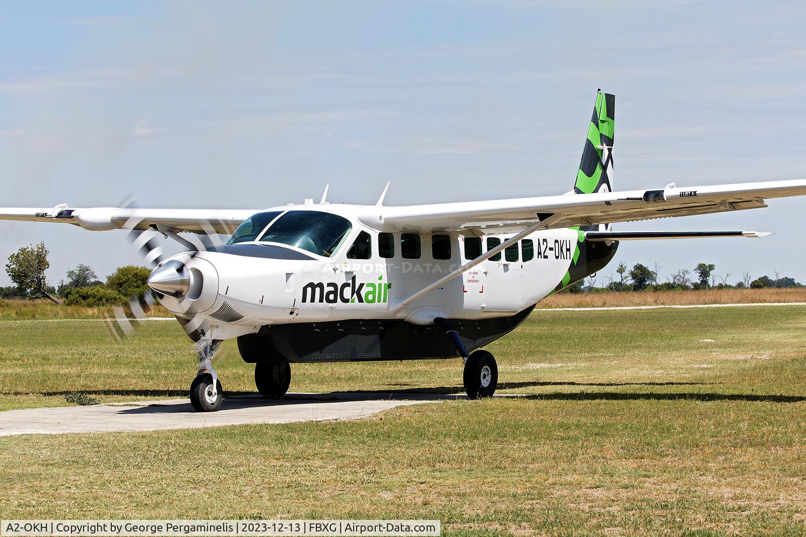 A2-OKH, Cessna C208B C/N 208B5479, Departing Xugana Island.