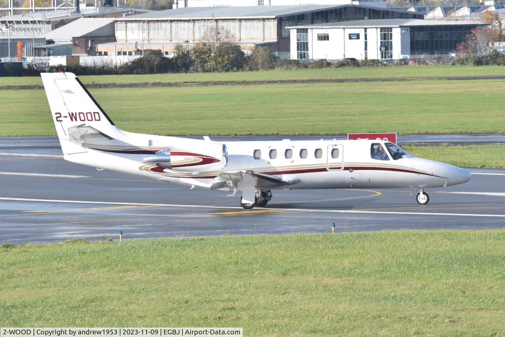 2-WOOD, 2002 Cessna 550 Citation Bravo C/N 550-1042, 2-WOOD at Gloucestershire Airport.