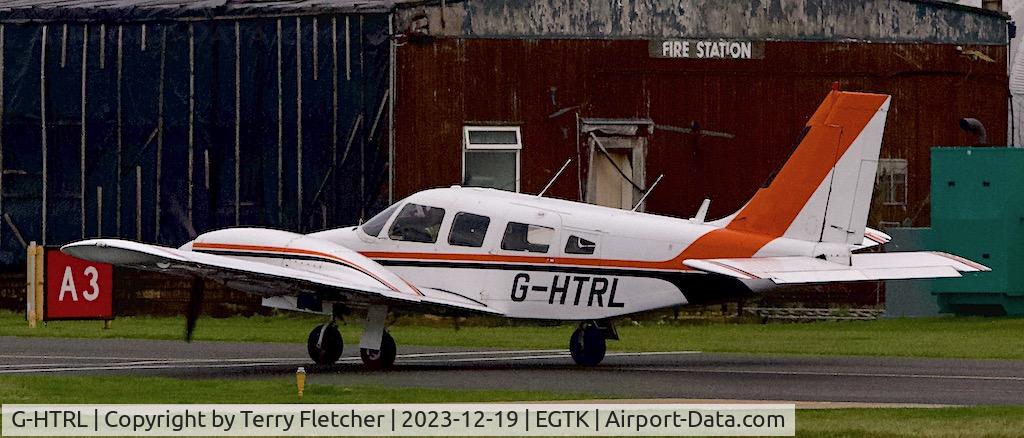 G-HTRL, 1983 Piper PA-34-220T Seneca III C/N 34-8333061, At Kidlington, Oxford