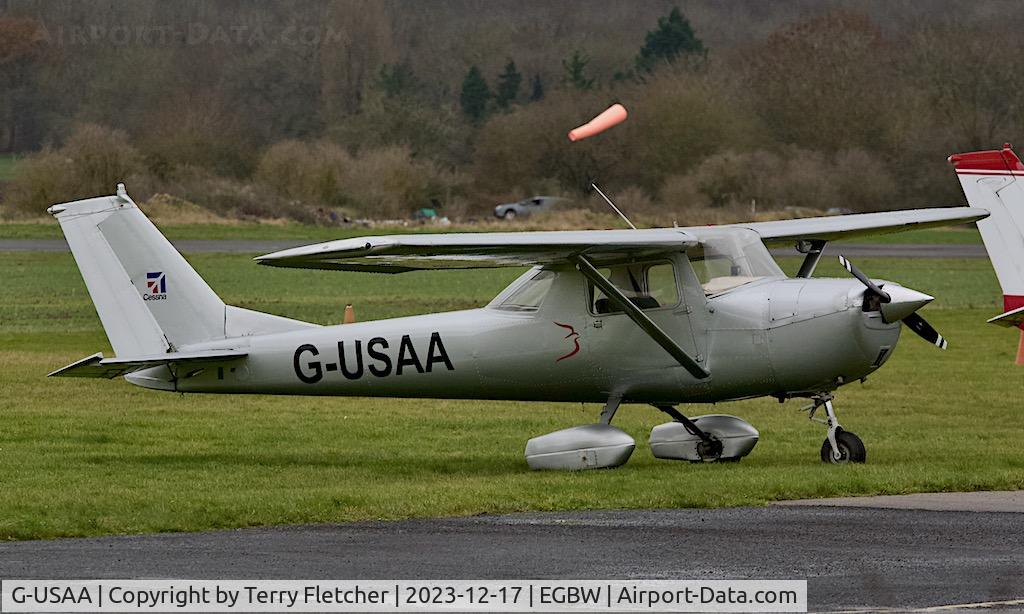 G-USAA, 1967 Reims Cessna F150G C/N 0188, At Wellesbourrne
