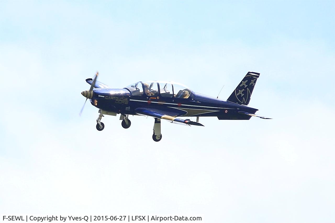 F-SEWL, Socata TB-30 Epsilon C/N 69, Socata TB-30 Epsilon (F-SEZF), On final rwy 29, Luxeuil-Saint Sauveur Air Base 116 (LFSX)