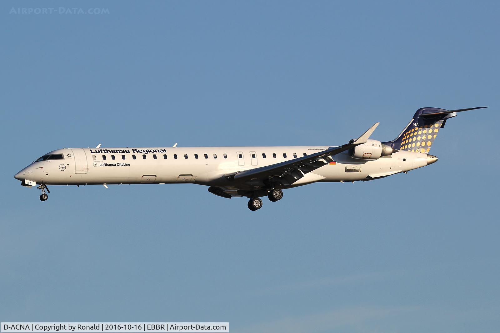 D-ACNA, 2009 Bombardier CRJ-900 NG (CL-600-2D24) C/N 15229, at bru