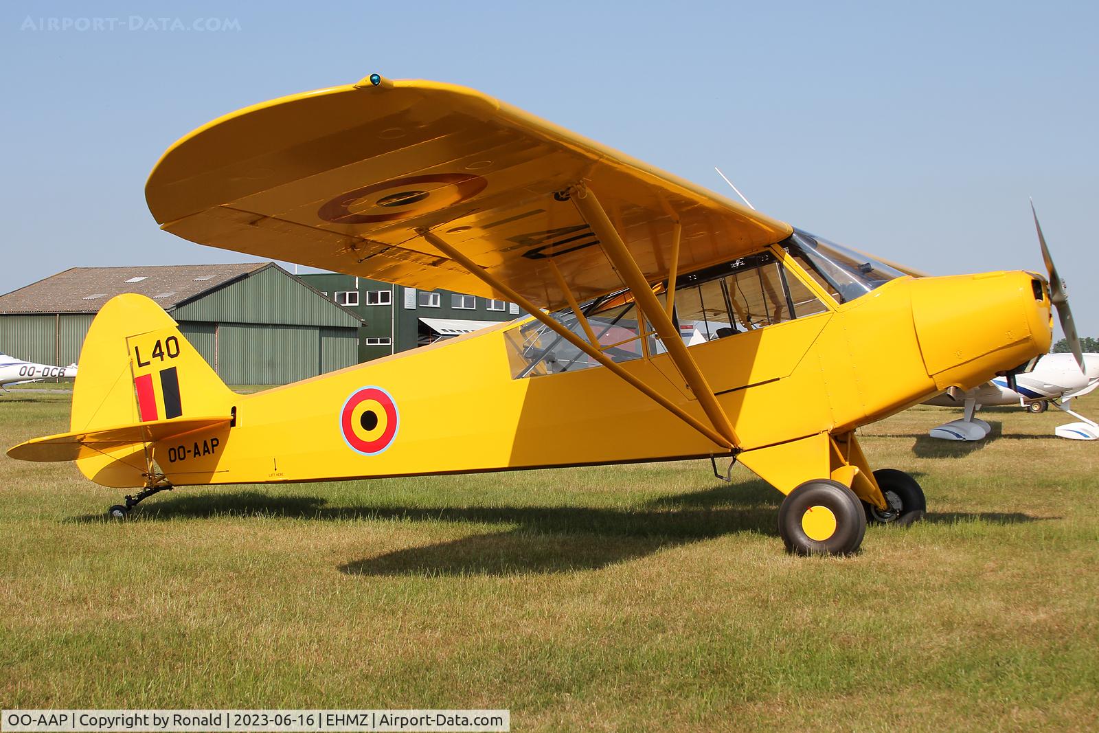 OO-AAP, 1953 Piper L-18C Super Cub (PA-18-95) C/N 18-3214, at ehmz