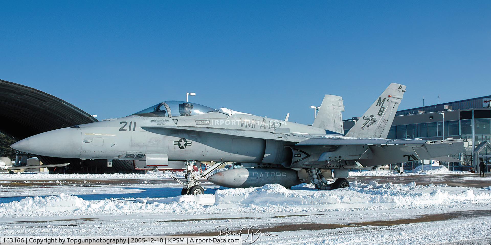 163166, McDonnell Douglas F/A-18A+ Hornet C/N 602/A509, VMFA-142 Flying Gators were based out of NAS Atlanta, GA and decommissioned in 2008