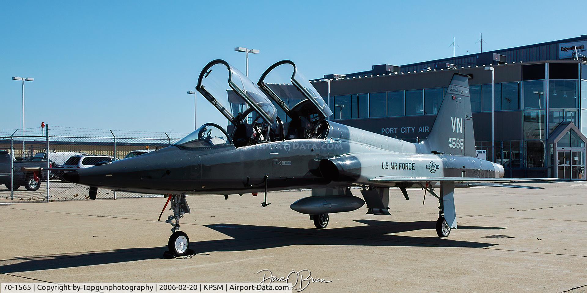 70-1565, 1970 Northrop T-38C Talon C/N T.6255, 25th FTS