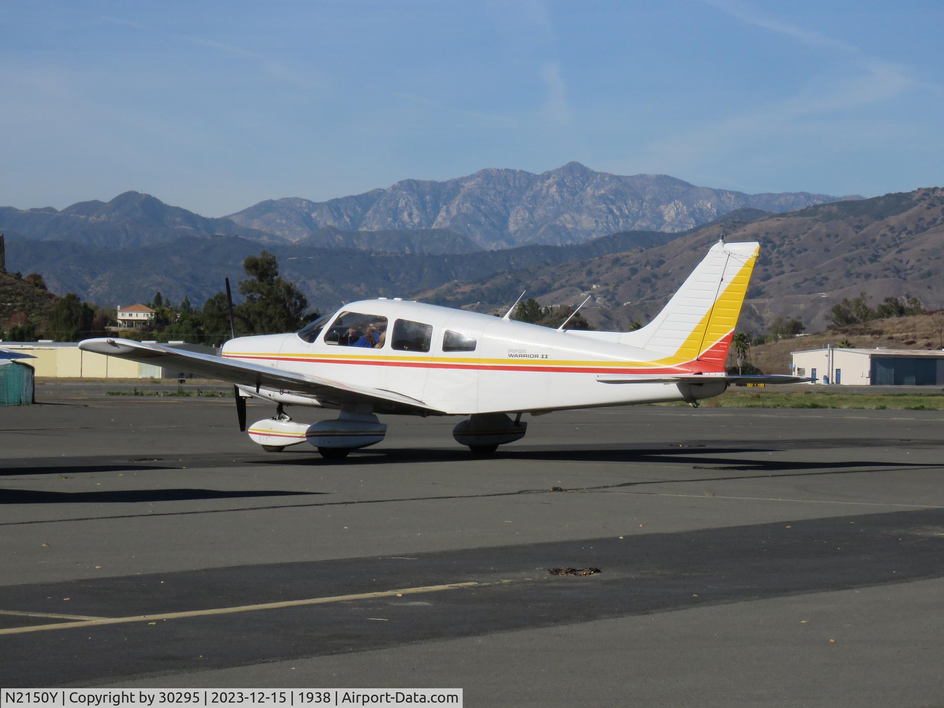 N2150Y, 1979 Piper PA-28-161 C/N 28-7916360, Parked