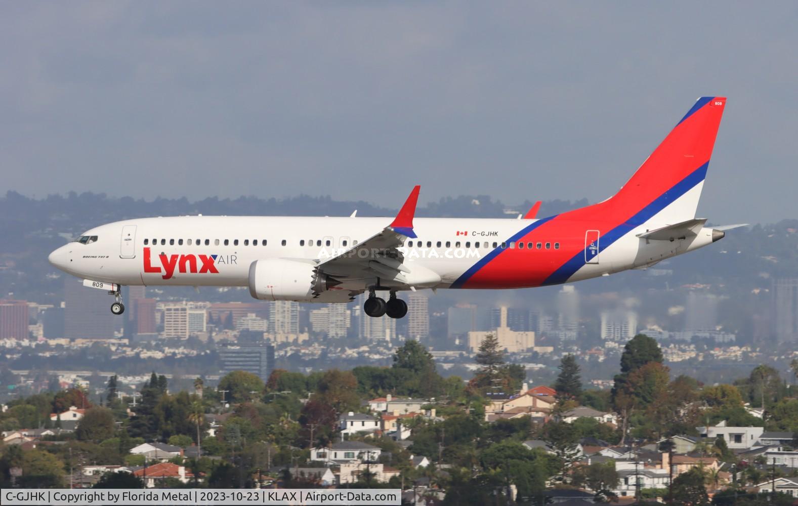 C-GJHK, 2023 Boeing 737-8 MAX C/N 63383, DAT 737-8 zx YYC-LAX