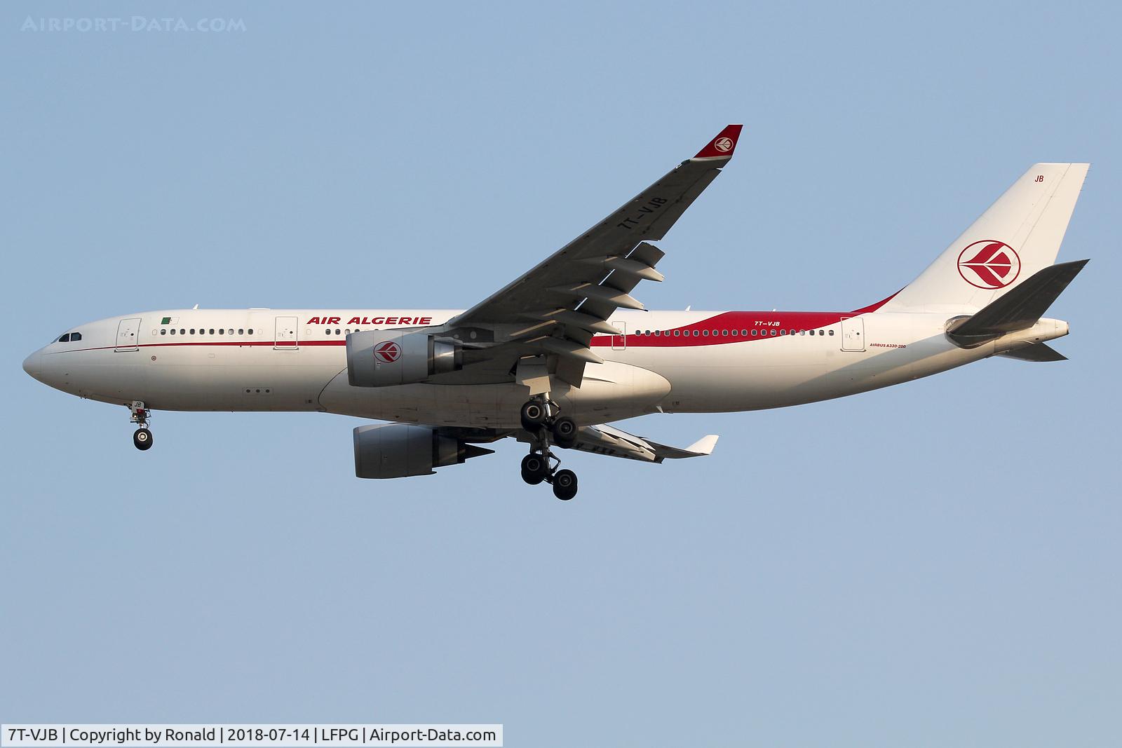7T-VJB, 2015 Airbus A330-202 C/N 1630, at cdg