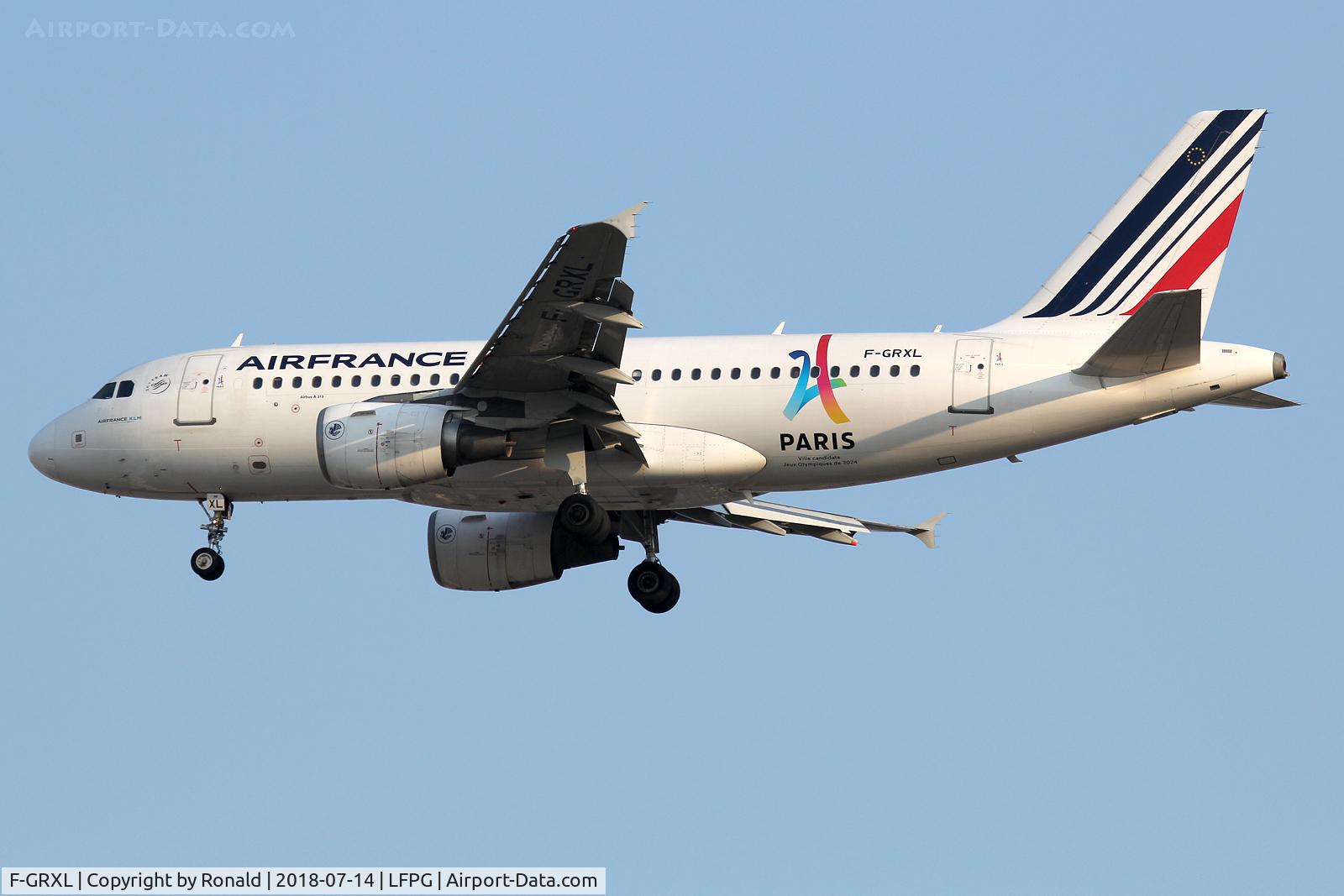 F-GRXL, 2006 Airbus A319-111 C/N 2938, at cdg