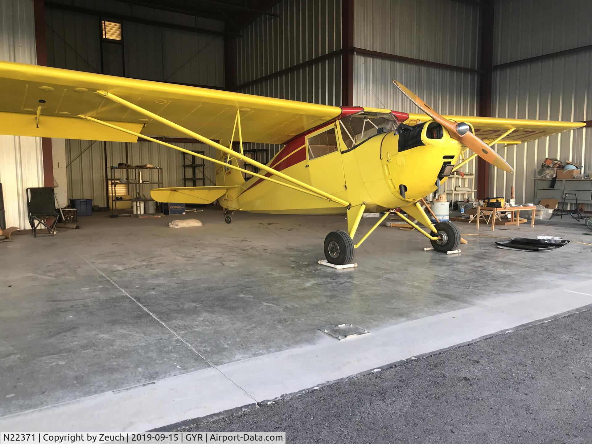 N22371, 1939 Aeronca 50-C C/N C3709, Preflight