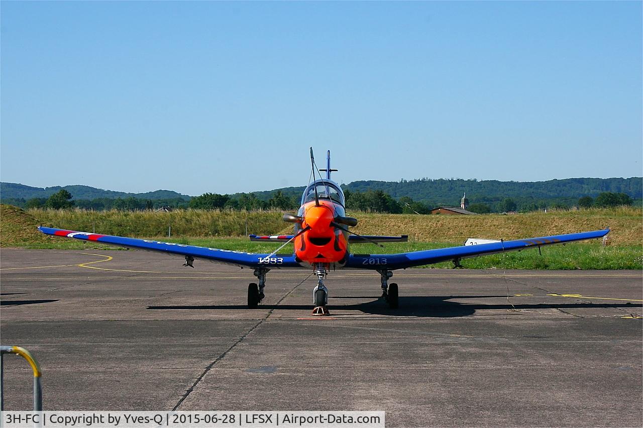 3H-FC, Pilatus PC-7 Turbo Trainer C/N 414, Pilatus PC-7 Turbo Trainer, Flight line, Luxeuil-St Sauveur Air Base 116 (LFSX)