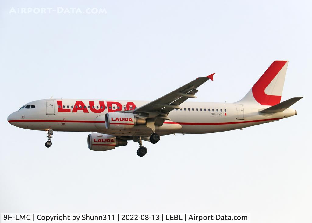 9H-LMC, 2007 Airbus A320-214 C/N 3063, Landing rwy 24R