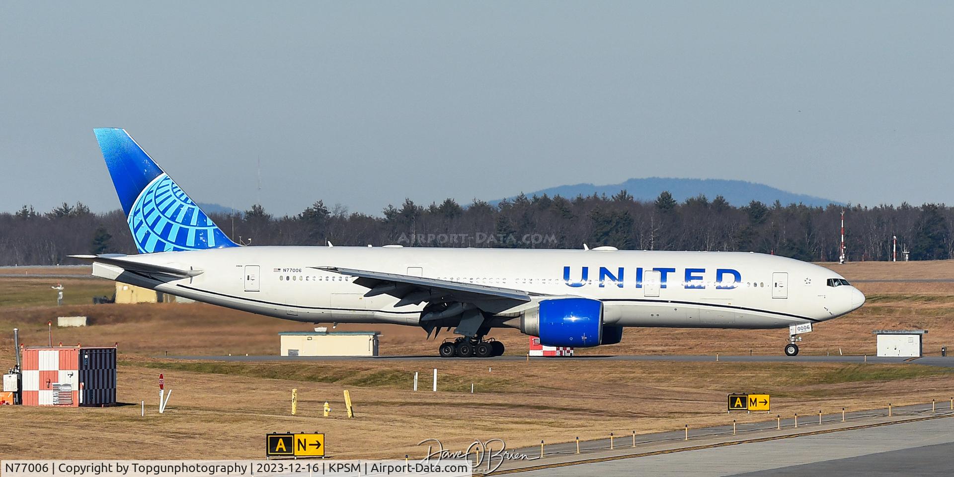 N77006, 1998 Boeing 777-224 C/N 29476, Troop flight stopping in