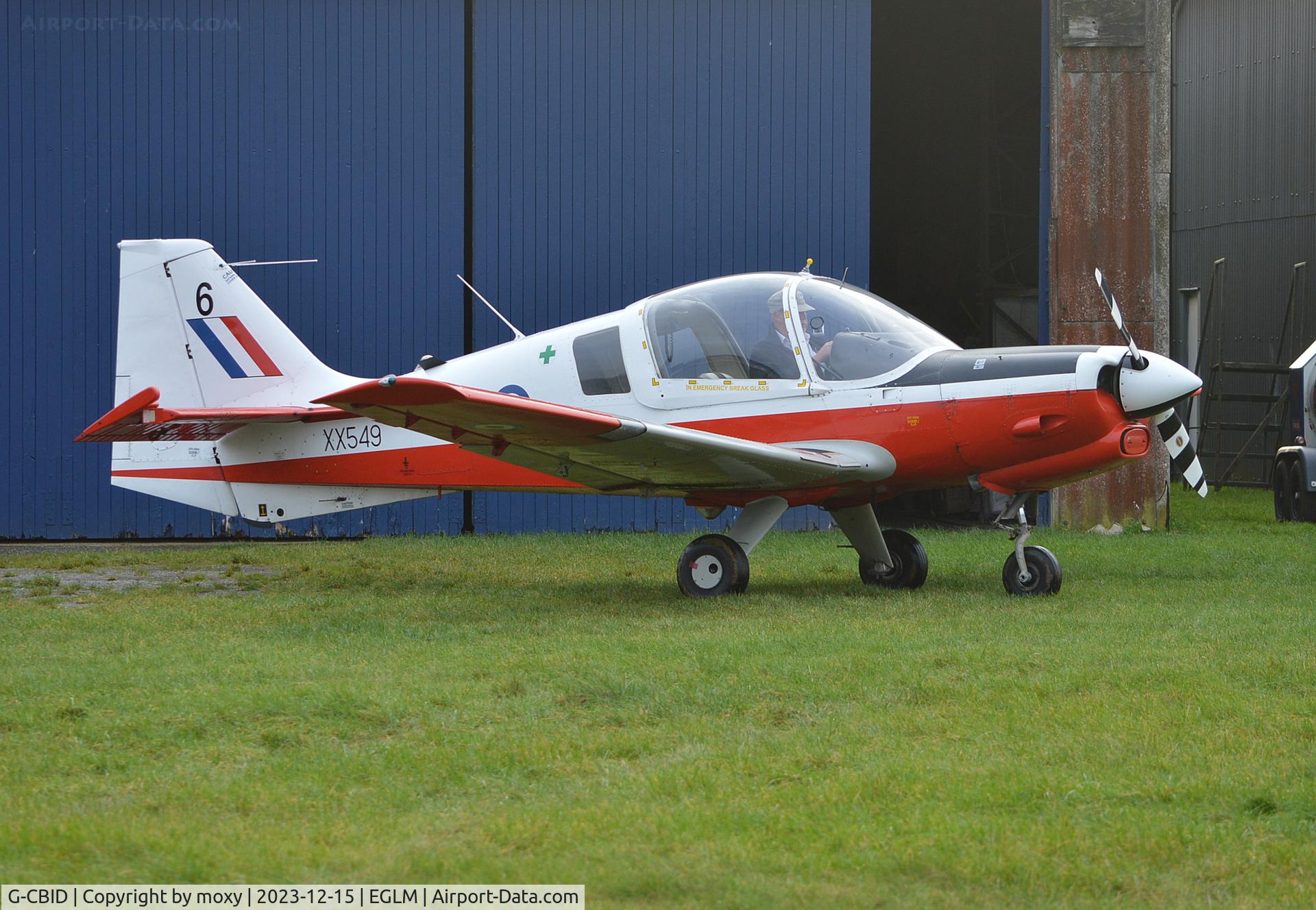 G-CBID, 1974 Scottish Aviation Bulldog T.1 C/N BH.120/242, Scottish Aviation Bulldog T.1 at White Waltham.
