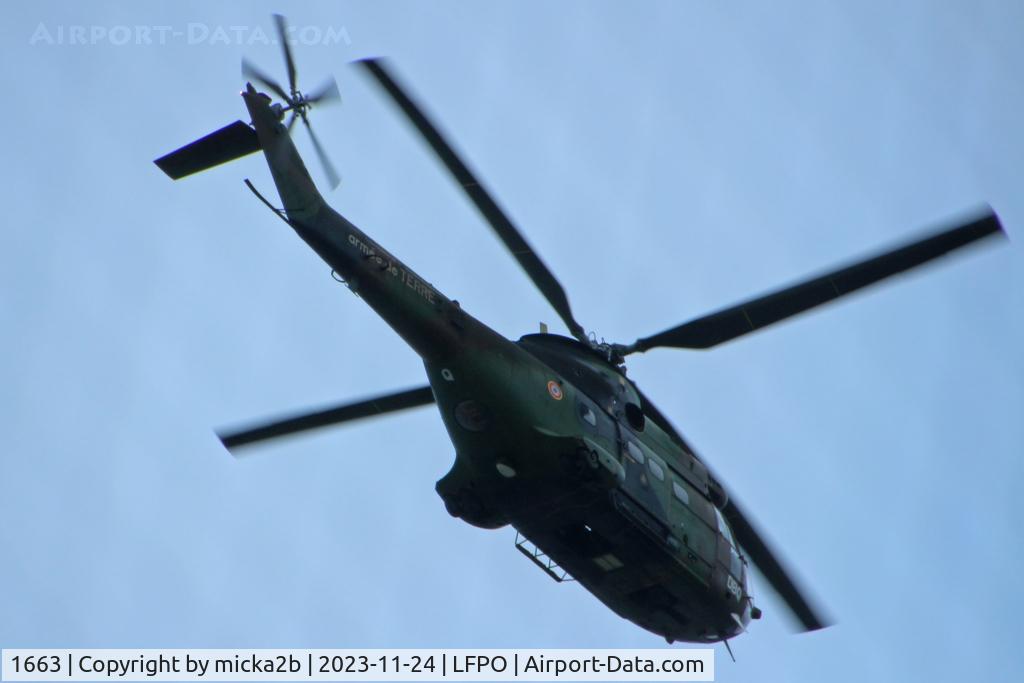 1663, Aérospatiale SA-330B Puma C/N 1663, In flight