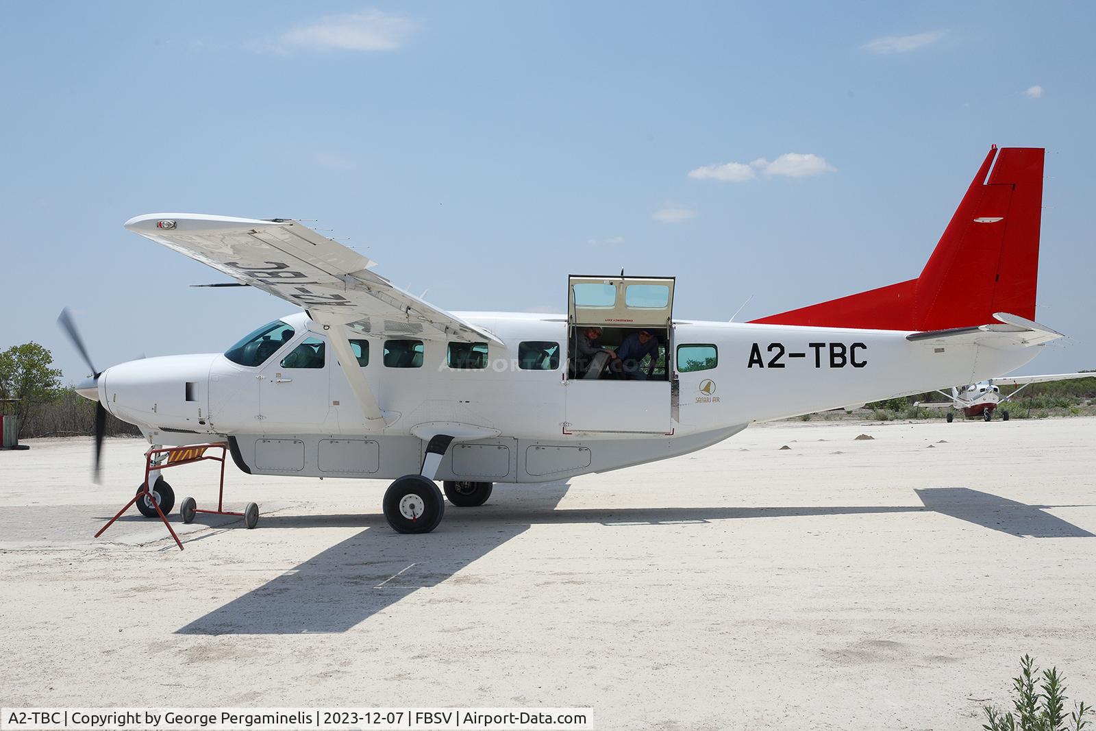 A2-TBC, 2018 Cessna 208B Grand Caravan EX C/N 208B5421, About to depart from Savuti, bound for Moremi.