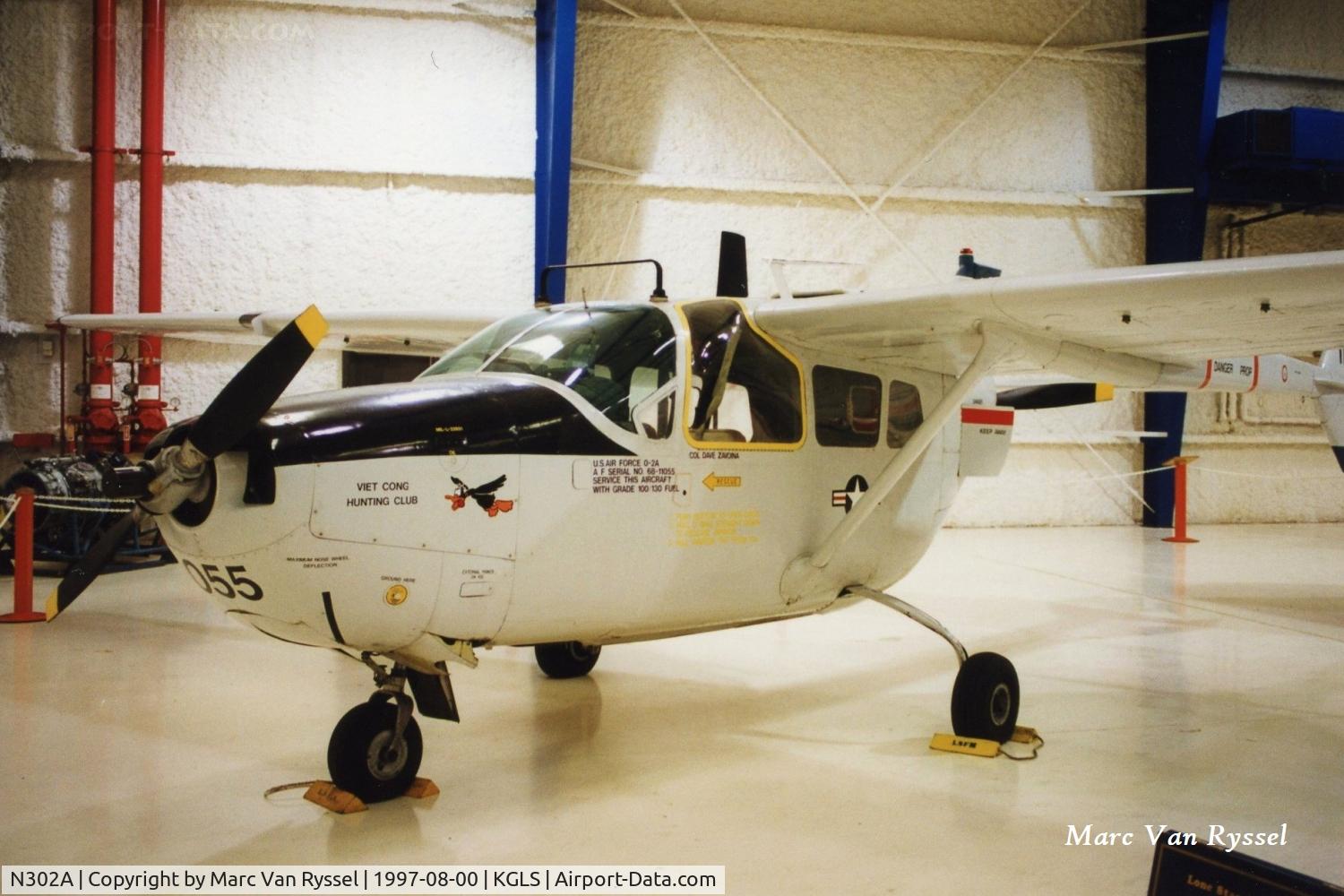 N302A, 1969 Cessna M337B (O-2A) Super Skymaster C/N 337M-0331 (68-11055), Lone Star Flight Museum at Galveston.