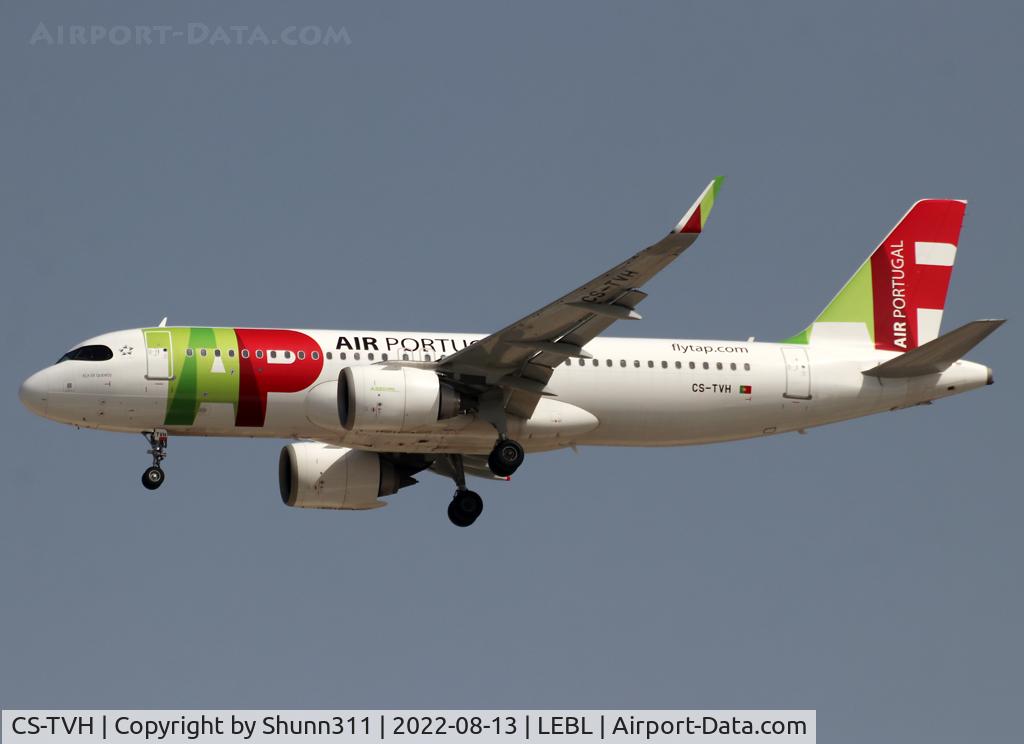 CS-TVH, 2020 Airbus A320-251N C/N 10033, LAnfing rwy 24R