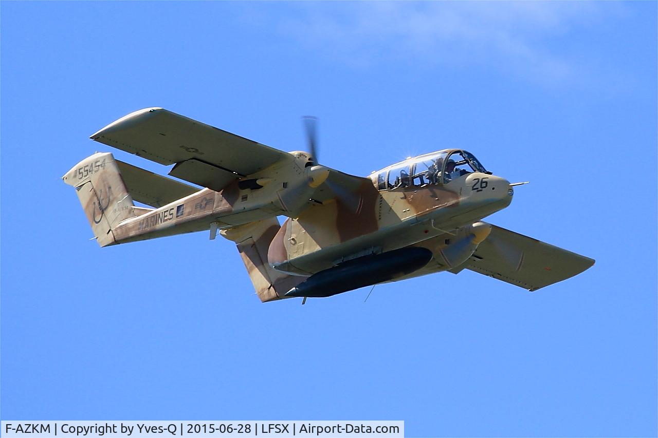 F-AZKM, 1971 North American OV-10B Bronco C/N 338-9 (305-65), North American OV-10B Bronco, On display, Luxeuil-St Sauveur Air Base 116 (LFSX)