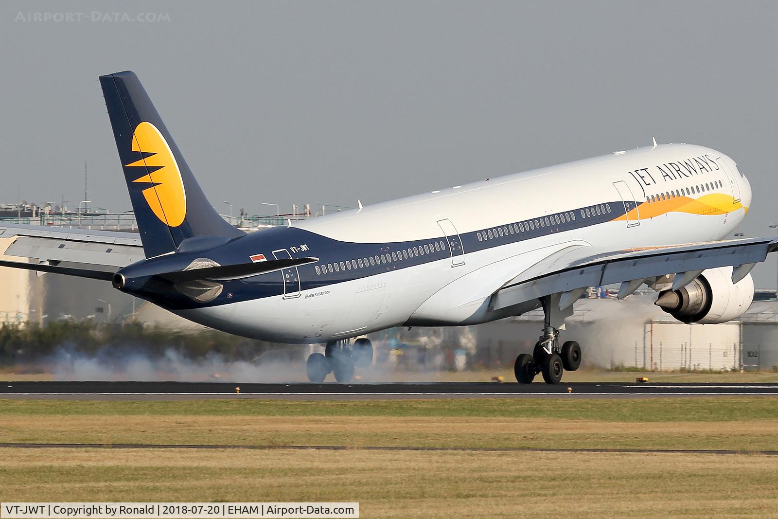 VT-JWT, 2012 Airbus A330-302 C/N 1370, at spl