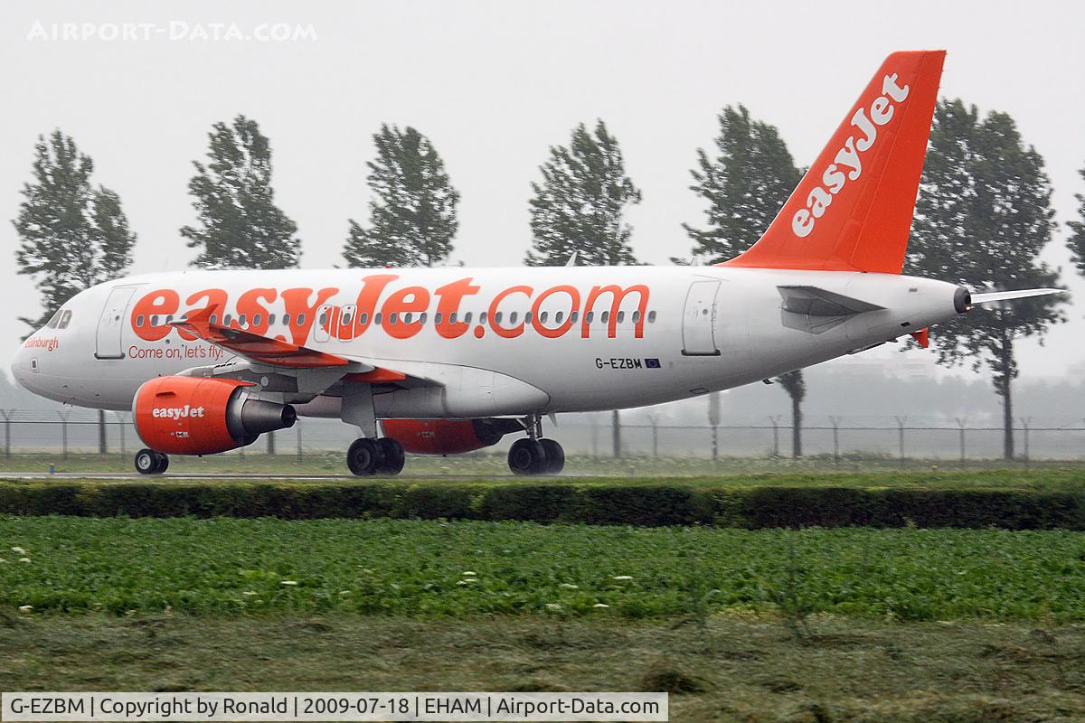 G-EZBM, 2007 Airbus A319-111 C/N 3059, at spl