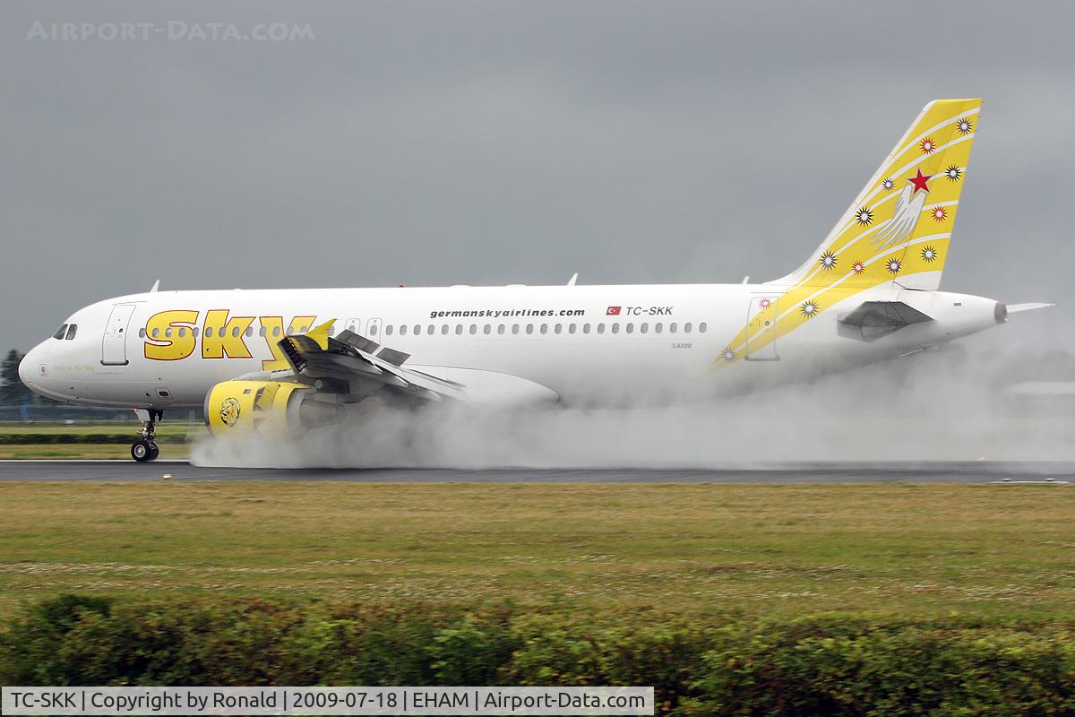 TC-SKK, 1990 Airbus A320-211 C/N 148, at spl