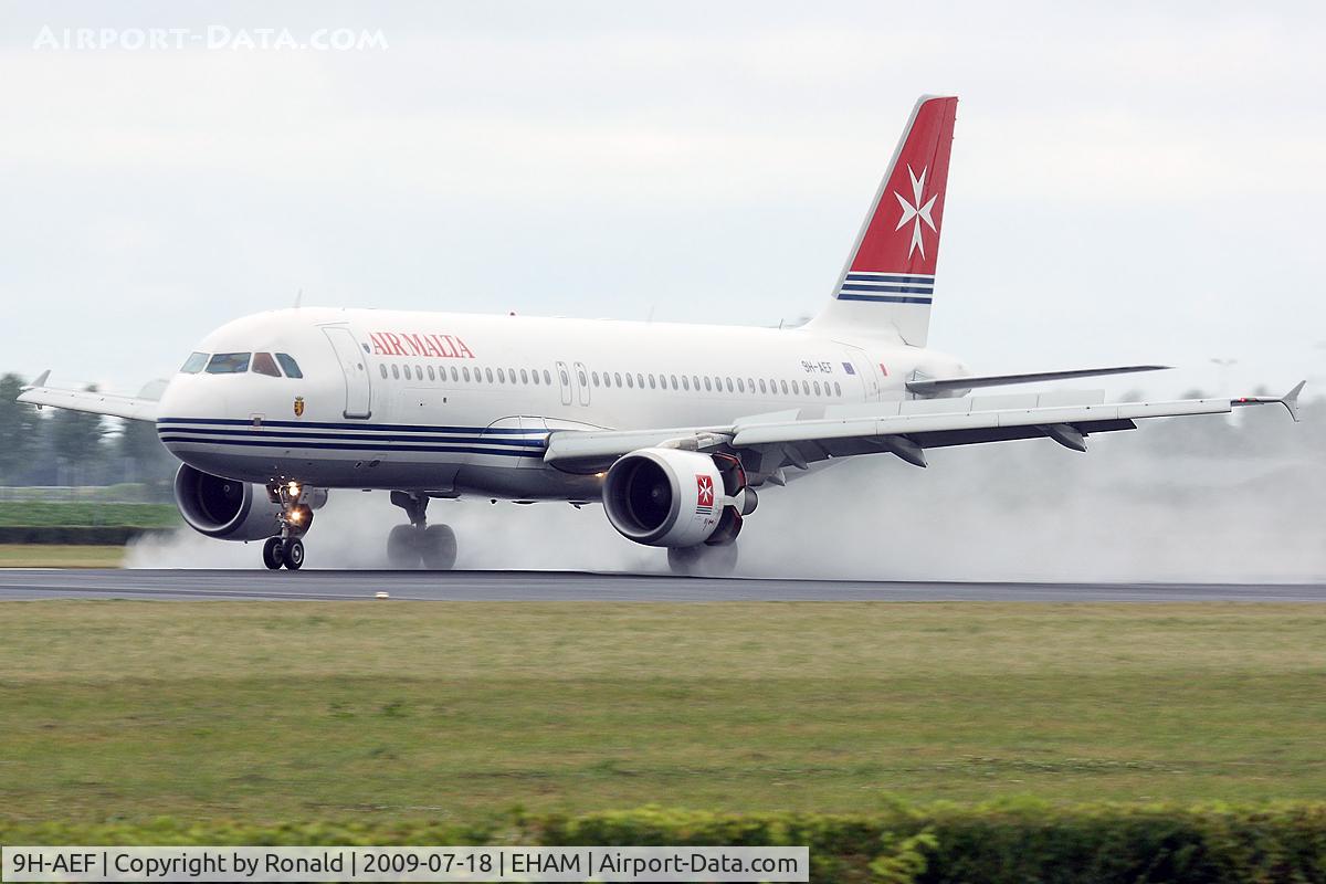 9H-AEF, 2003 Airbus A320-214 C/N 2142, at spl