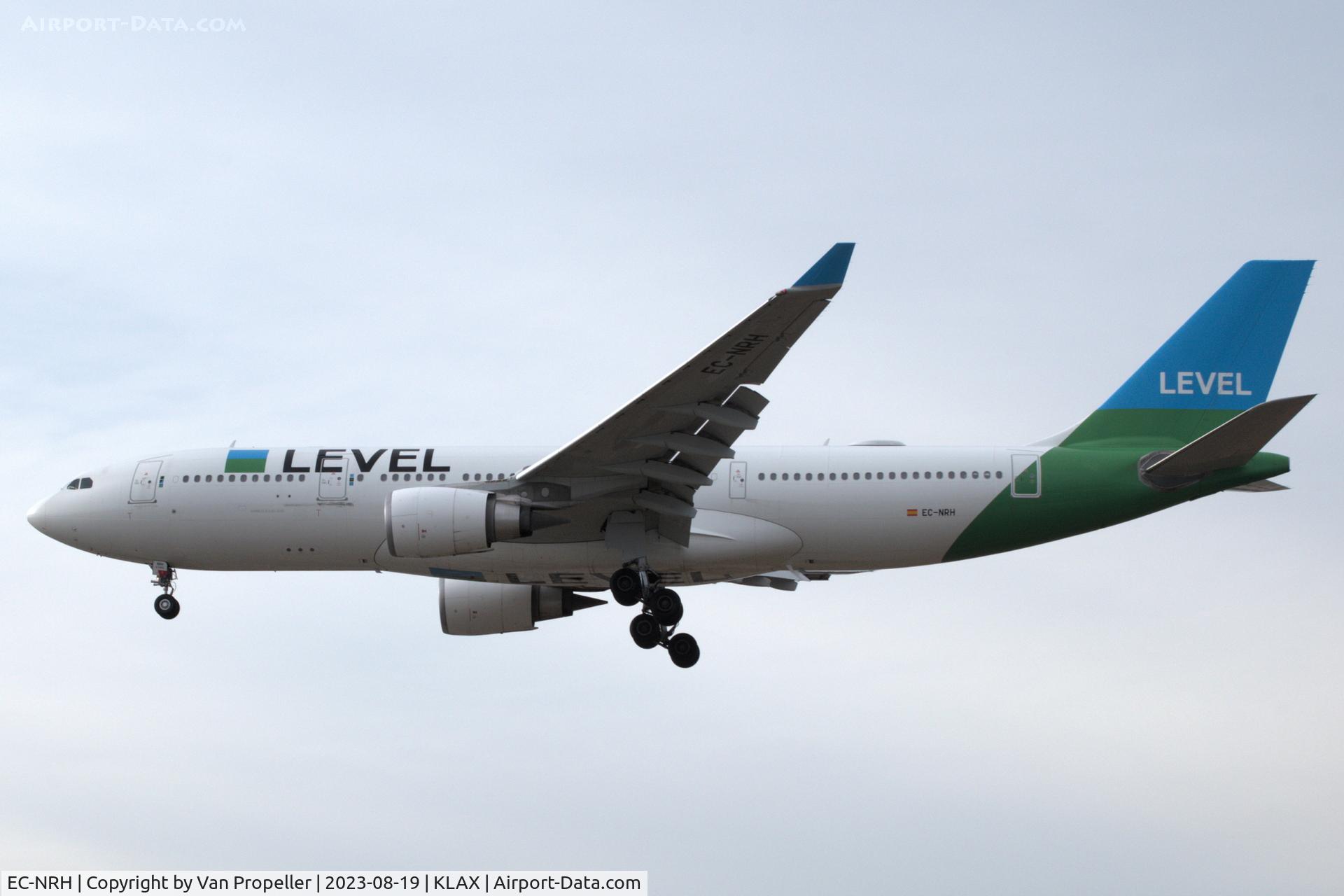 EC-NRH, 2018 Airbus A330-202 C/N 1882, Level Airbus A330-202 on approach to LAX