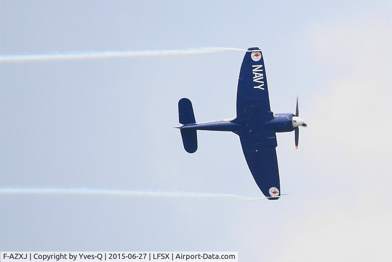 F-AZXJ, 1949 Hawker Sea Fury FB.11 C/N 37733, Hawker Sea Fury FB.11, On display, Luxeuil-Saint Sauveur Air Base 116 (LFSX)