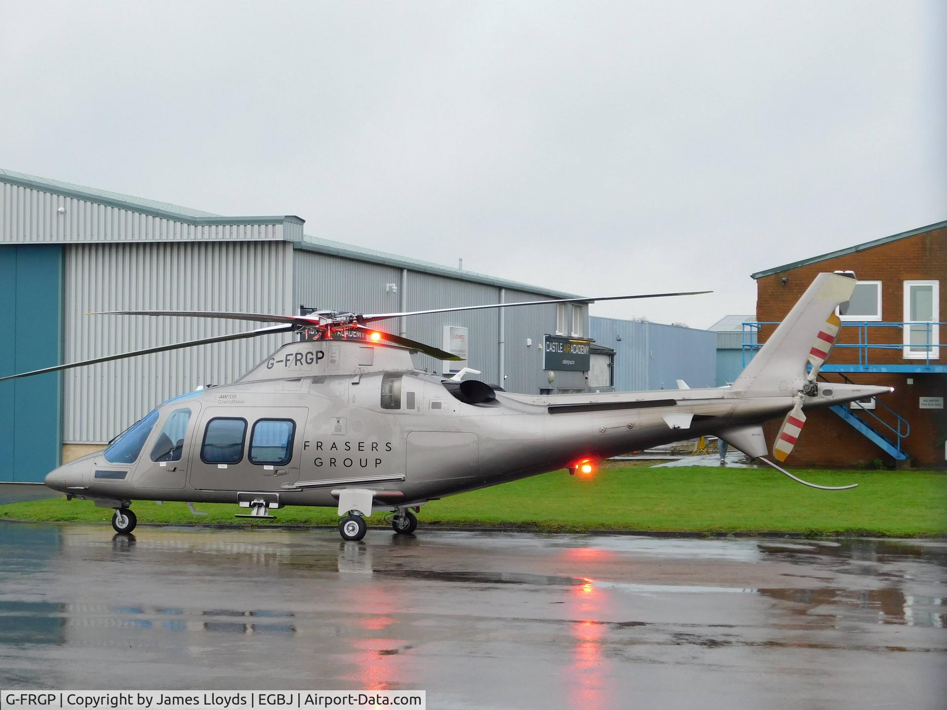 G-FRGP, Leonardo AW109SP GrandNew C/N 22447, Parked at Castle Air.